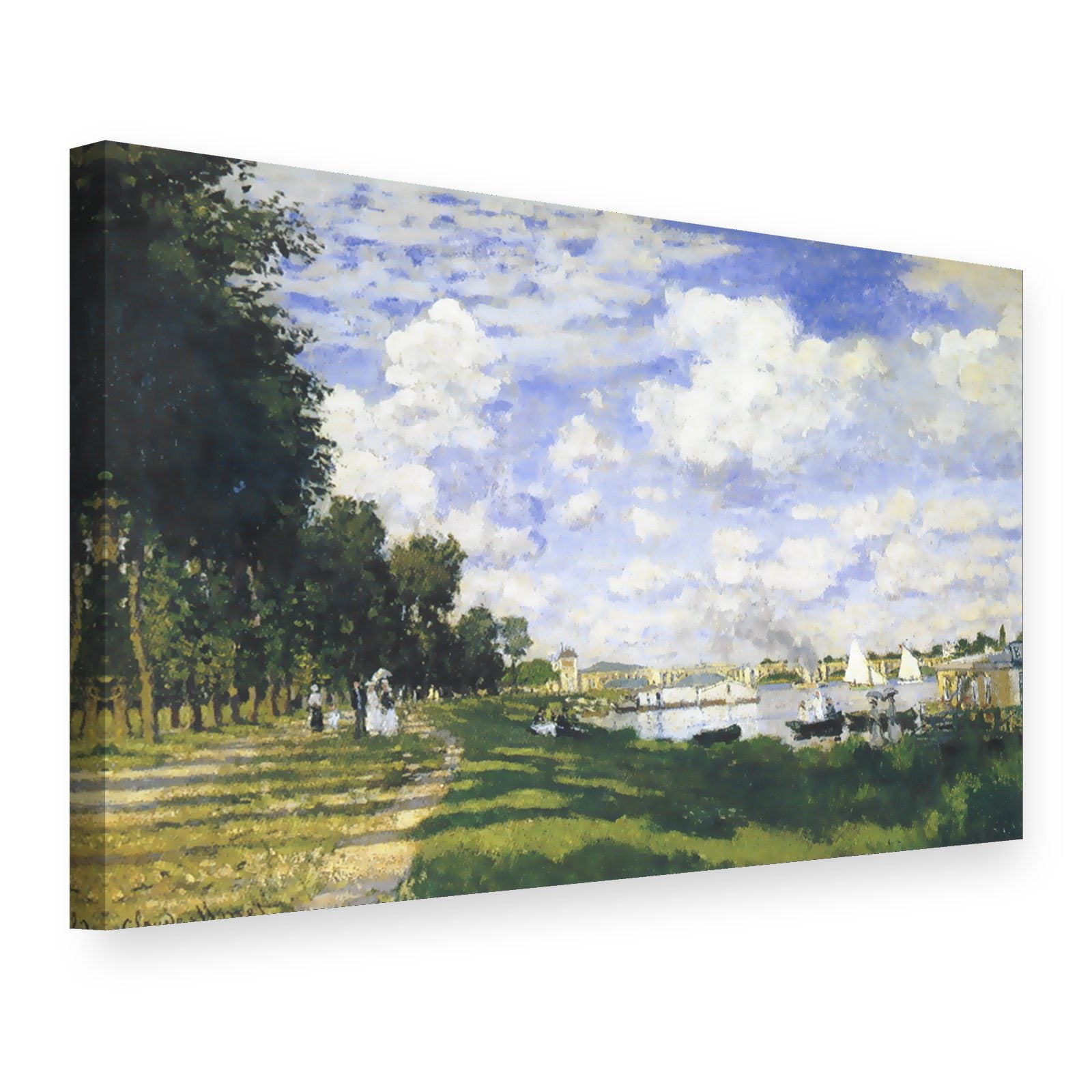 Vászonkép Argenteuil – Claude Monet, 3D nézet