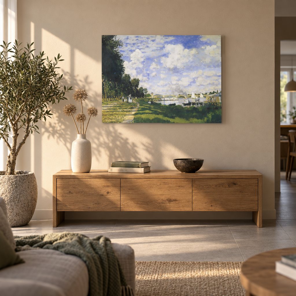 Vászonkép Argenteuil – Claude Monet a nappaliban