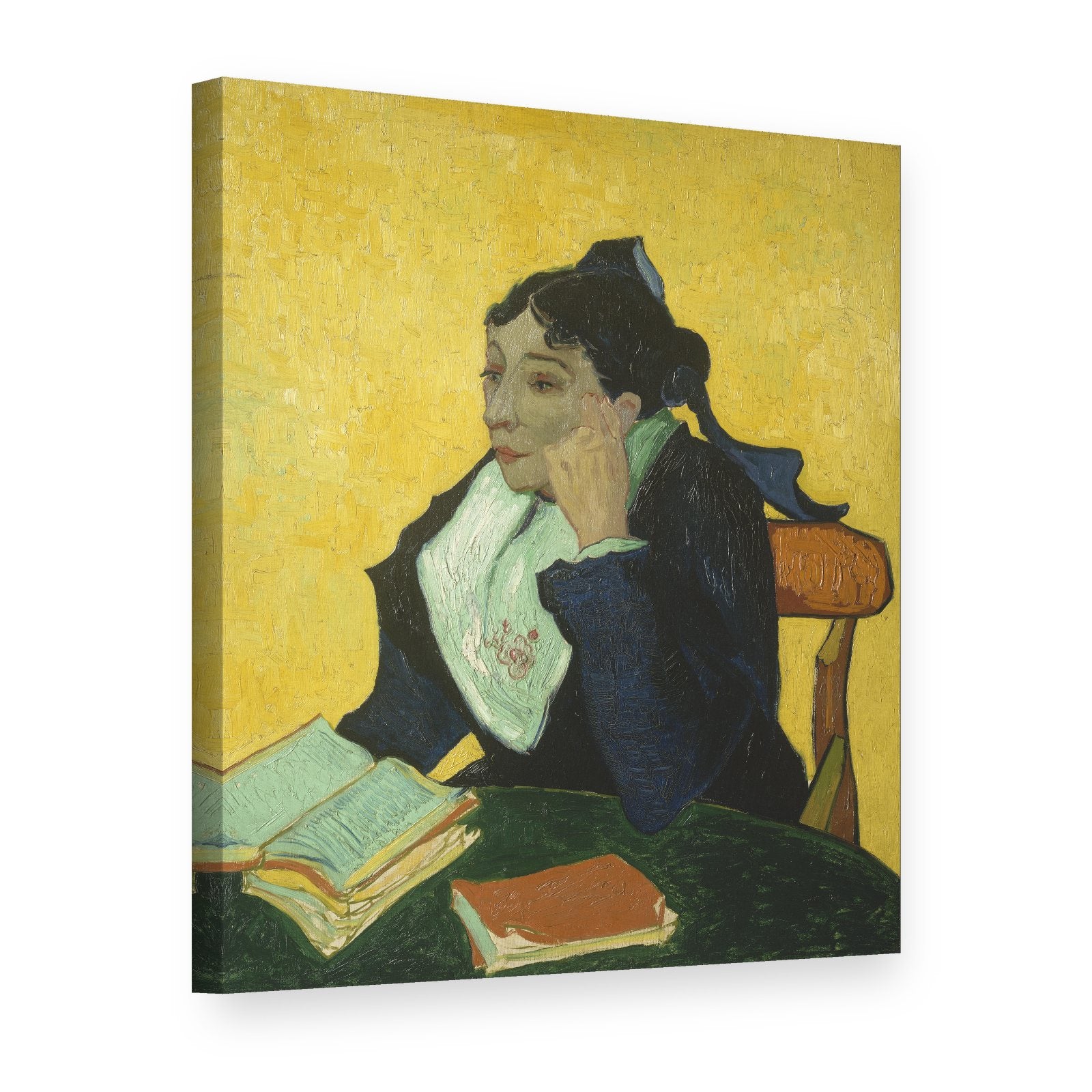Vászonkép Az arles-i nő – Vincent van Gogh, 3D nézet