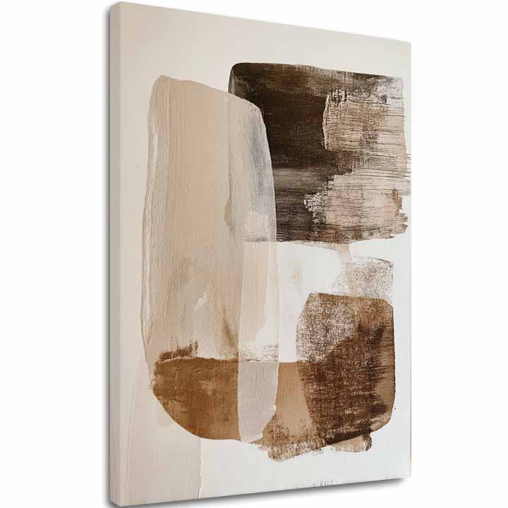 Vászonkép Béžová Harmónia - Modern Abstrakt - fő kép