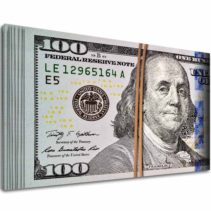 Vászonkép Benjamin Franklin - Symbol Múdrosti - fő kép