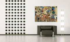 Vászonkép CARNIVAL OF HARLEQUIN - Joan Miro REP071