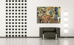 Vászonkép CARNIVAL OF HARLEQUIN - Joan Miro REP071 - kép 2