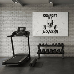 Vászonkép Comfort Is és Slow Death - Gym Motivácia - kép 2