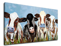 Pop art vászonkép motívummal: KRAVY, égbolt, táj, világűr fehér-barna árnyalatokban, vidám hangulat, természet, alkalmas a konyha számára | Vászonkép KRAVY – termék