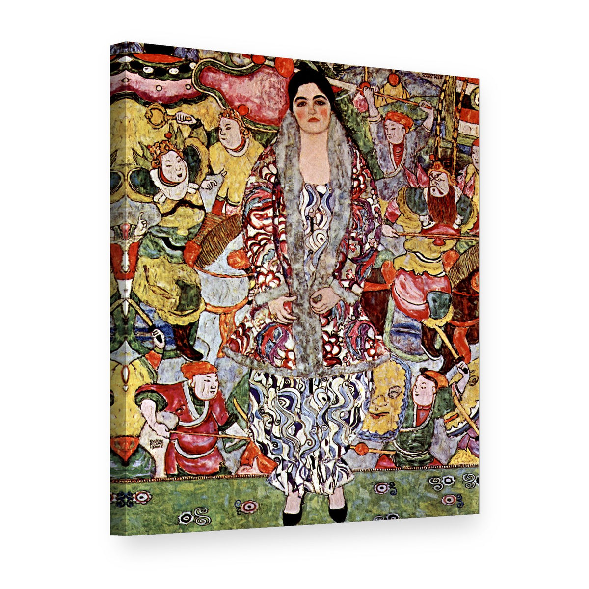 Vászonkép Friederike Maria Beer portréja – Gustav Klimt, 3D nézet