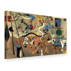 Vászonkép Harlekin karneválja – Joan Miró, 3D nézet