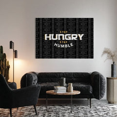 Vászonkép Stay Hungry, Stay Humble - Motivációs Citát - kép 2