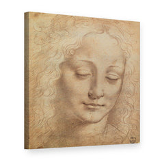 Vászonkép Női fej III. – Leonardo da Vinci, 3D nézet