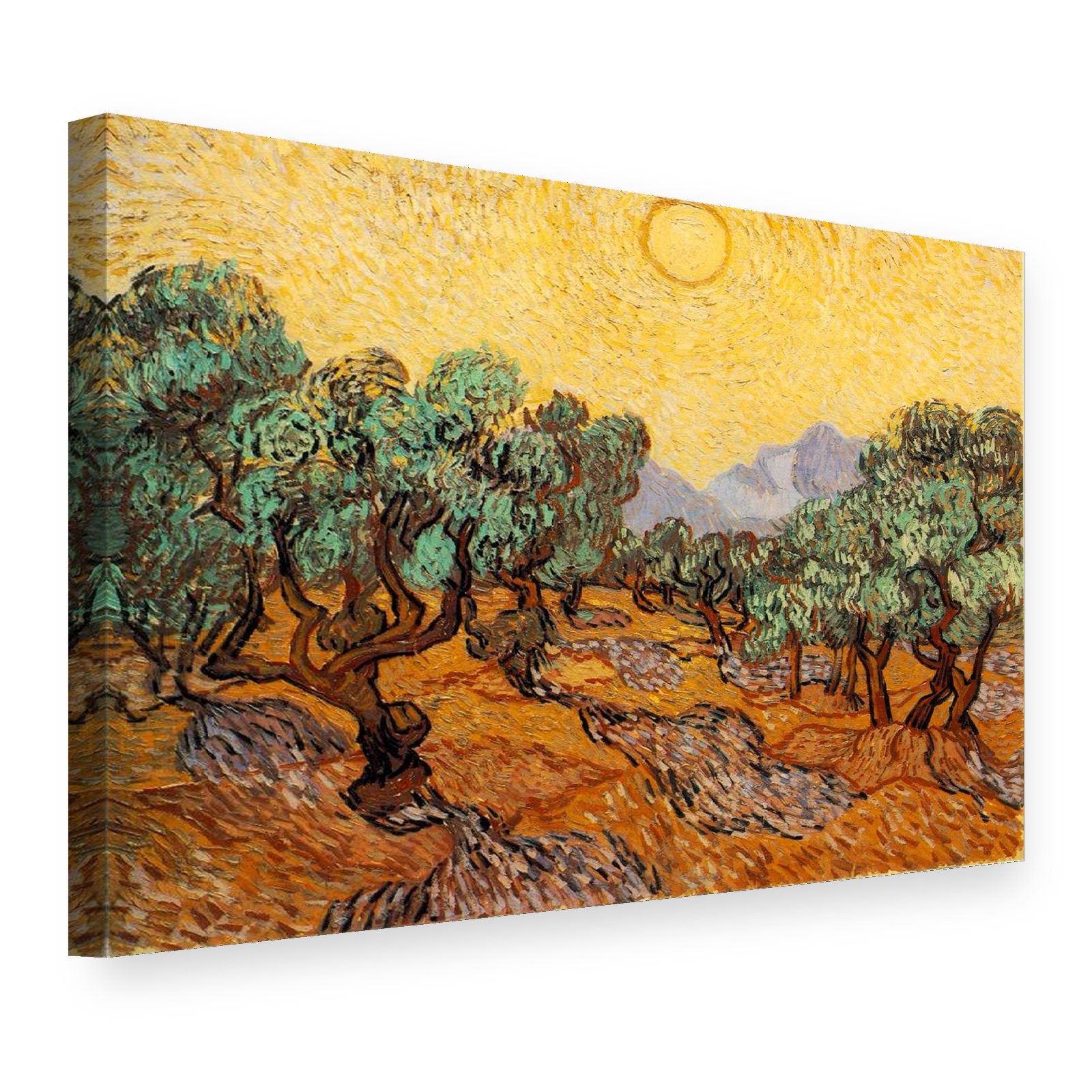 Vászonkép Olajfák – Vincent van Gogh, 3D nézet