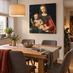 Vászonkép Szegfűs Madonna – Bernardino Luini az étkezőben