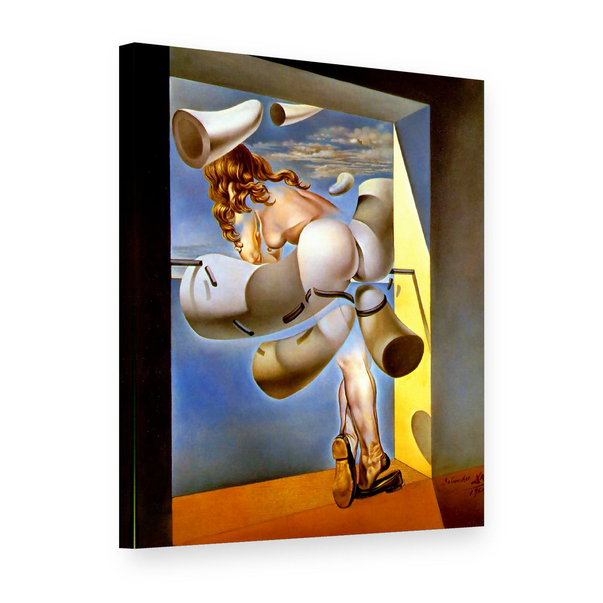 Vászonkép Szüzesség – Salvador Dalí, 3D nézet